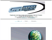 Tablet Screenshot of dipol.co.rs