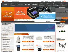 Tablet Screenshot of dipol.pt